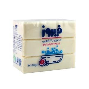 قالب صابون لباسشویی فیروز 120 گرم 3 عدد